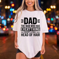 Dad Man Humorous Diy Dad Funny Ready to Press DTF Transfer for Dtf