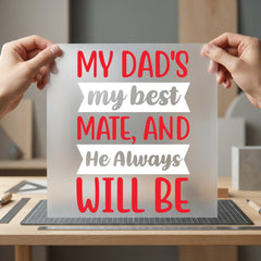 Dad Mate Love Diy Dad Funny Ready to Press DTF Transfer for Dtf