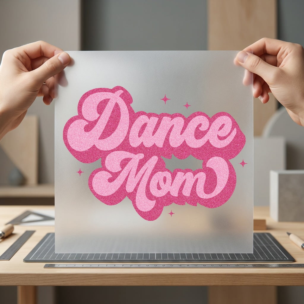 Dance Mom Glitter Retro Mom Retro Ready to Press DTF Transfer for Dtf