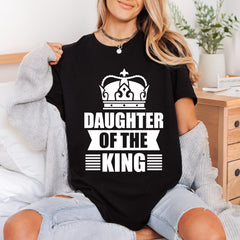 Daughter King Crown Royal Christian Faith Ready to Press DTF Transfer for Dtf