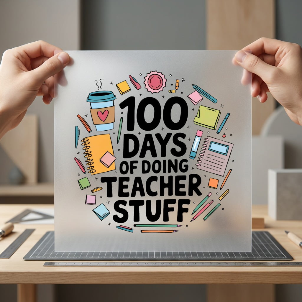 Days Doing Teacher Stuff Teacher Ready to Press DTF Transfer for Dtf