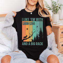 Deer Hunting Pun Quote Funny Vintage Ready to Press DTF Transfer for Dtf