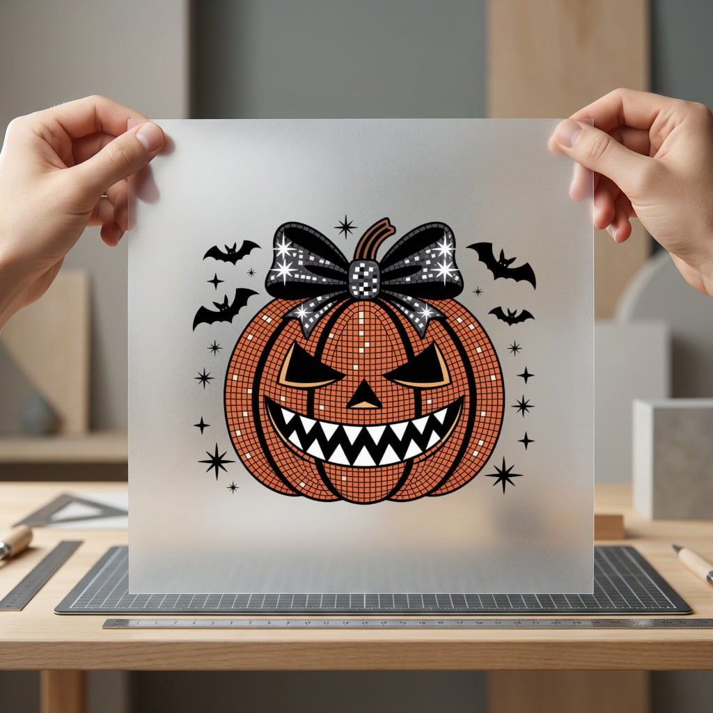 Disco Pumpkin Halloween Spooky Halloween Retro Ready to Press DTF Transfer for Dtf