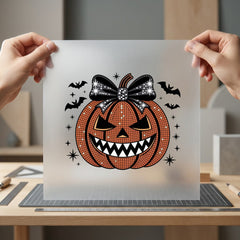 Disco Pumpkin Halloween Spooky Halloween Retro Ready to Press DTF Transfer for Dtf