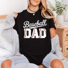 Distressed Baseball Dad Sports Dad Fitness Ready to Press DTF Transfer for Dtf