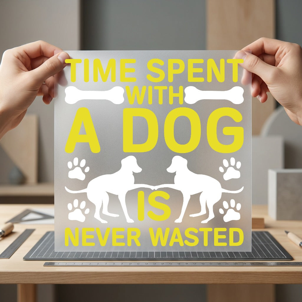 Dog Lover Quote Pet Mom Dad Ready to Press DTF Transfer for Dtf