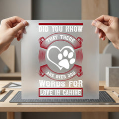Dog Lover Quote Retro Mom Dad Ready to Press DTF Transfer for Dtf