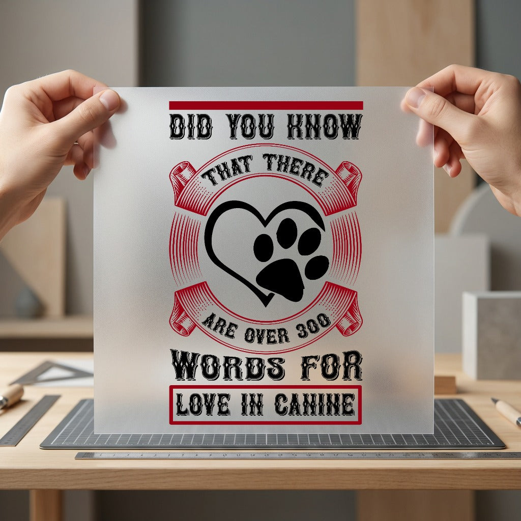 Dog Lover Quote Retro Mom Dad Ready to Press DTF Transfer for Dtf