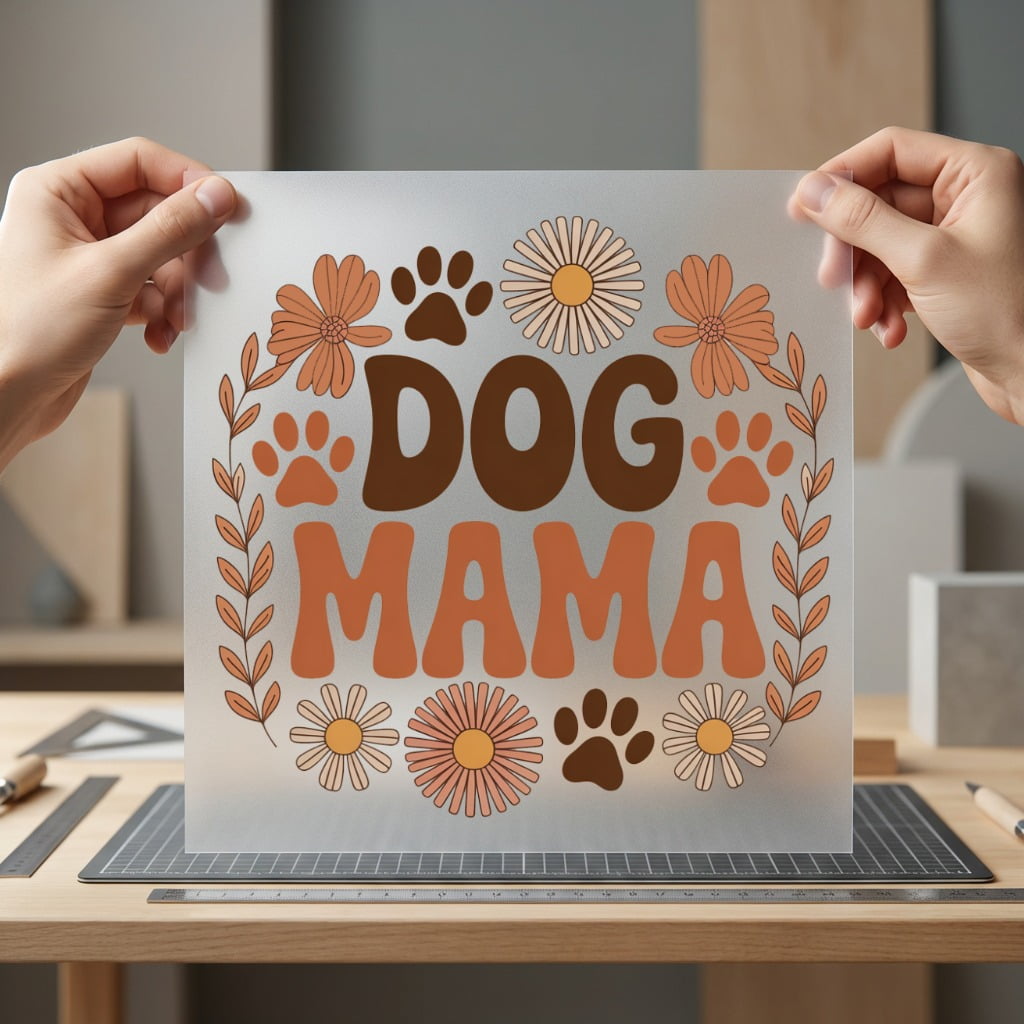Dog Mama Retro Daisy Mom Mama Ready to Press DTF Transfer for Dtf