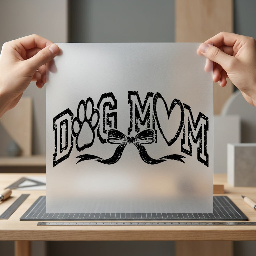 Dog Mom Distressed Vintage Mom Dad Ready to Press DTF Transfer for Dtf