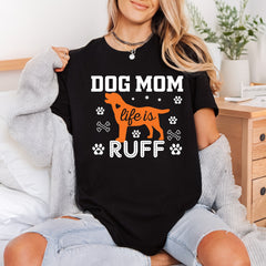 Dog Mom Life Ruff Mom Dad Ready to Press DTF Transfer for Dtf