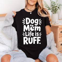 Dog Mom Life Ruff Mom Dad Ready to Press DTF Transfer for Dtf