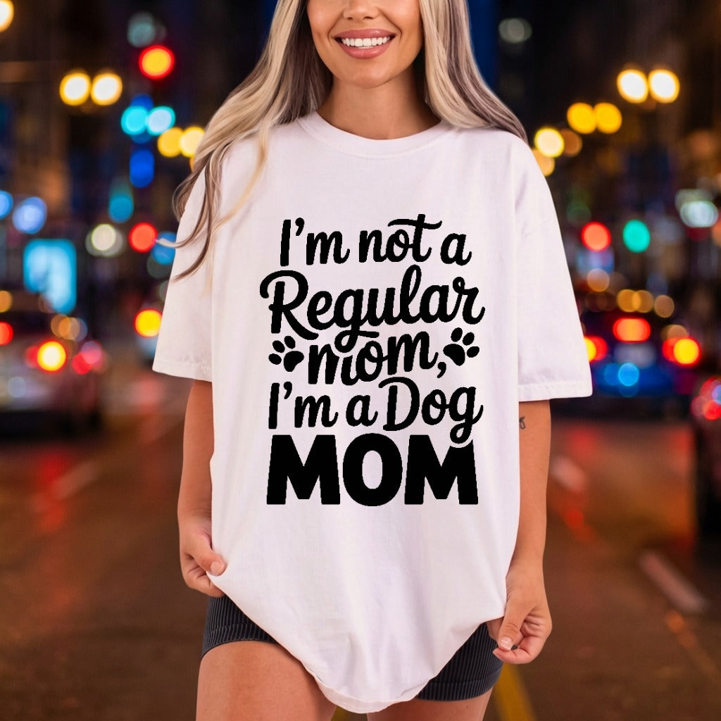 Dog Mom Quote Script Mom Dad Ready to Press DTF Transfer for Dtf