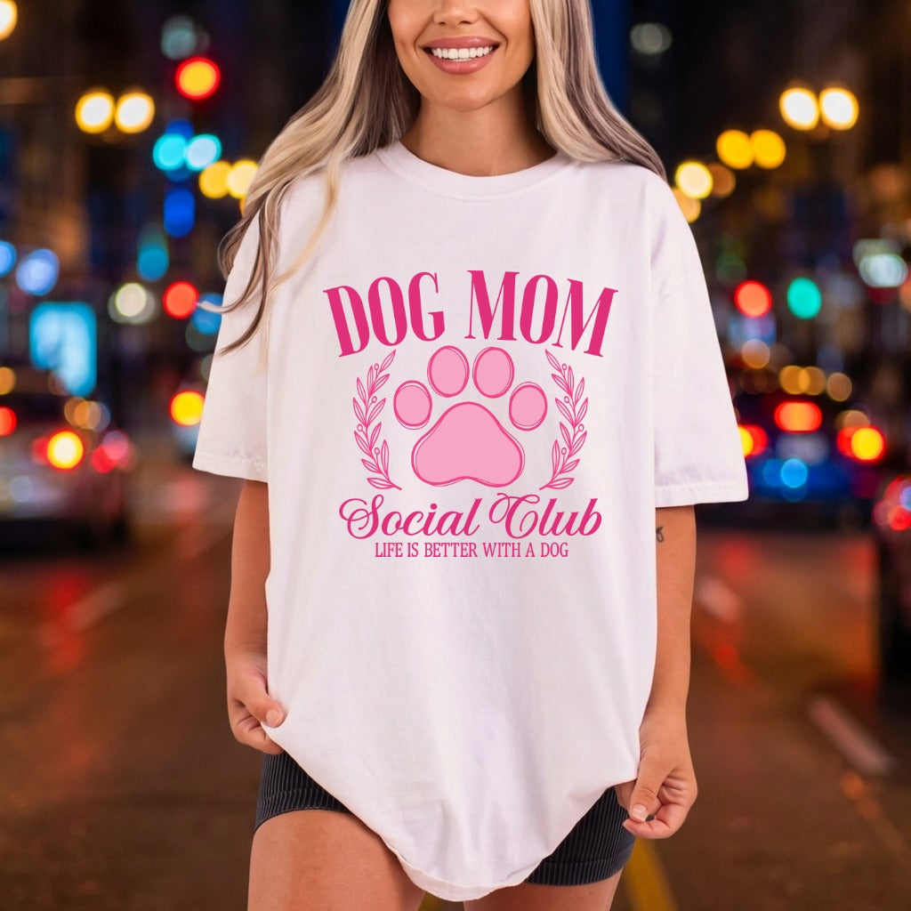 Dog Mom Social Club Mom Dad Ready to Press DTF Transfer for Dtf