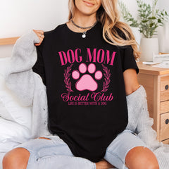 Dog Mom Social Club Mom Dad Ready to Press DTF Transfer for Dtf