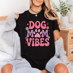 Dog Mom Vibes Retro Mom Dad Ready to Press DTF Transfer for Dtf
