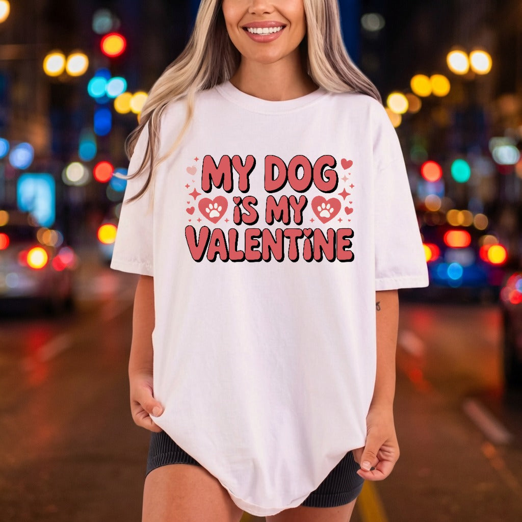 Dog Valentine Retro Paw Valentine Mom Ready to Press DTF Transfer for Dtf