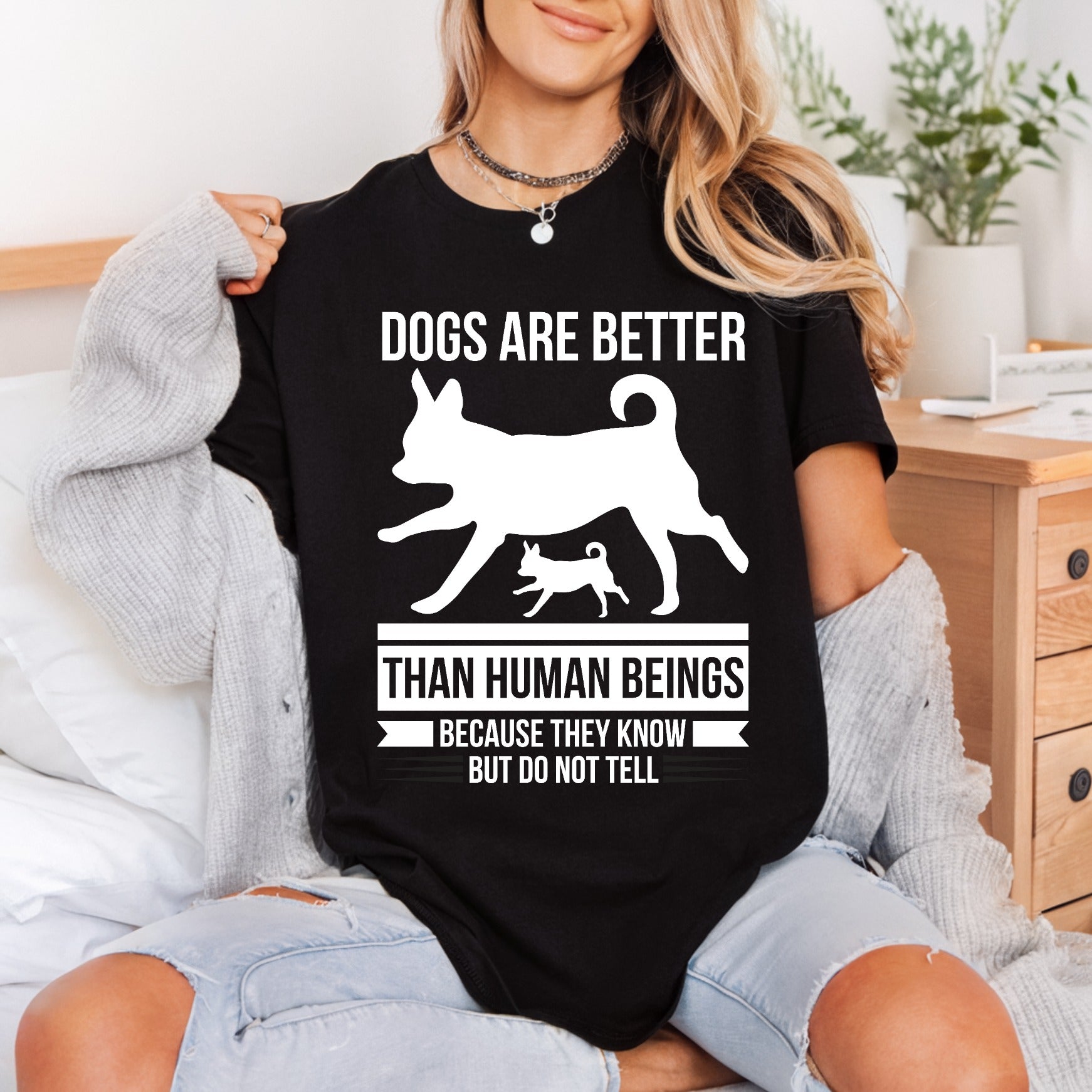 Dogs Better Quote Pet Mom Dad Ready to Press DTF Transfer for Dtf