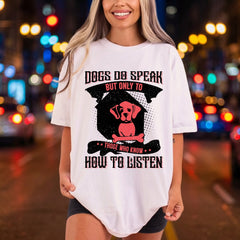 Dogs Speak Funny Puppy Funny Retro Ready to Press DTF Transfer for Dtf