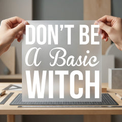 Don Basic Witch Sassy Halloween Aesthetic Ready to Press DTF Transfer for Dtf