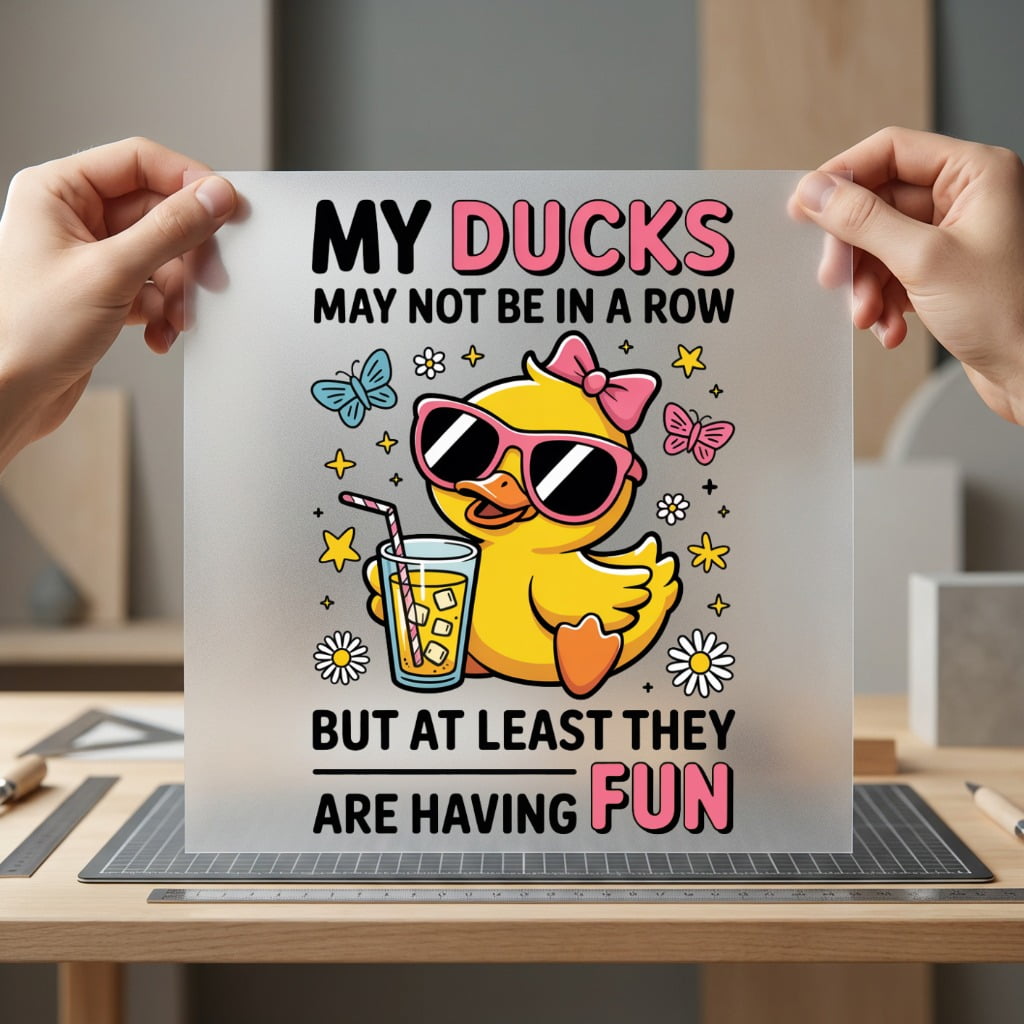Ducks Having Fun Duck Funny Sarcastic Ready to Press DTF Transfer for Dtf