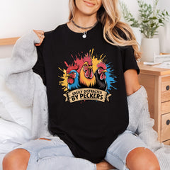 Easily Distracted Peckers Funny Funny Pet Ready to Press DTF Transfer for Dtf