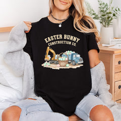Easter Bunny Construction Kids Easter Funny Ready to Press DTF Transfer for Dtf