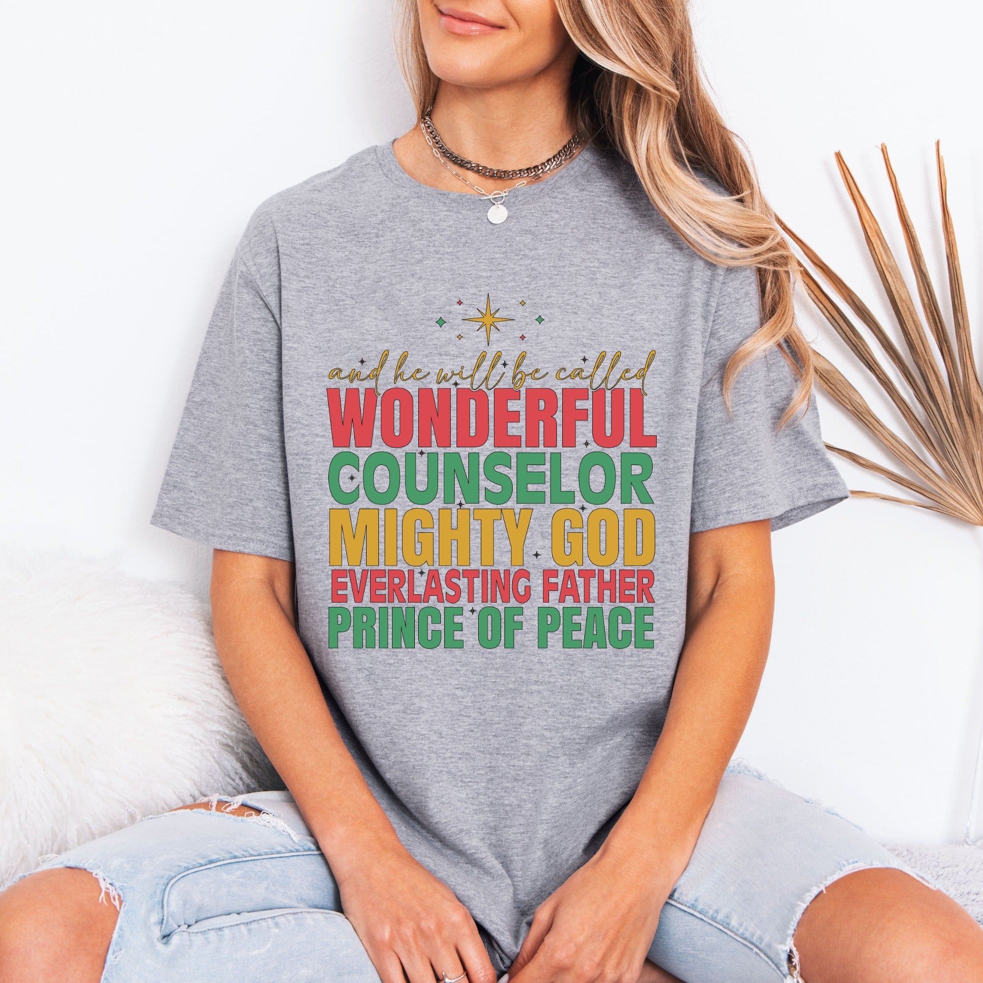 And He Will Be Called - Wonderful Counselor T-Shirt | Christian Faith Tee
