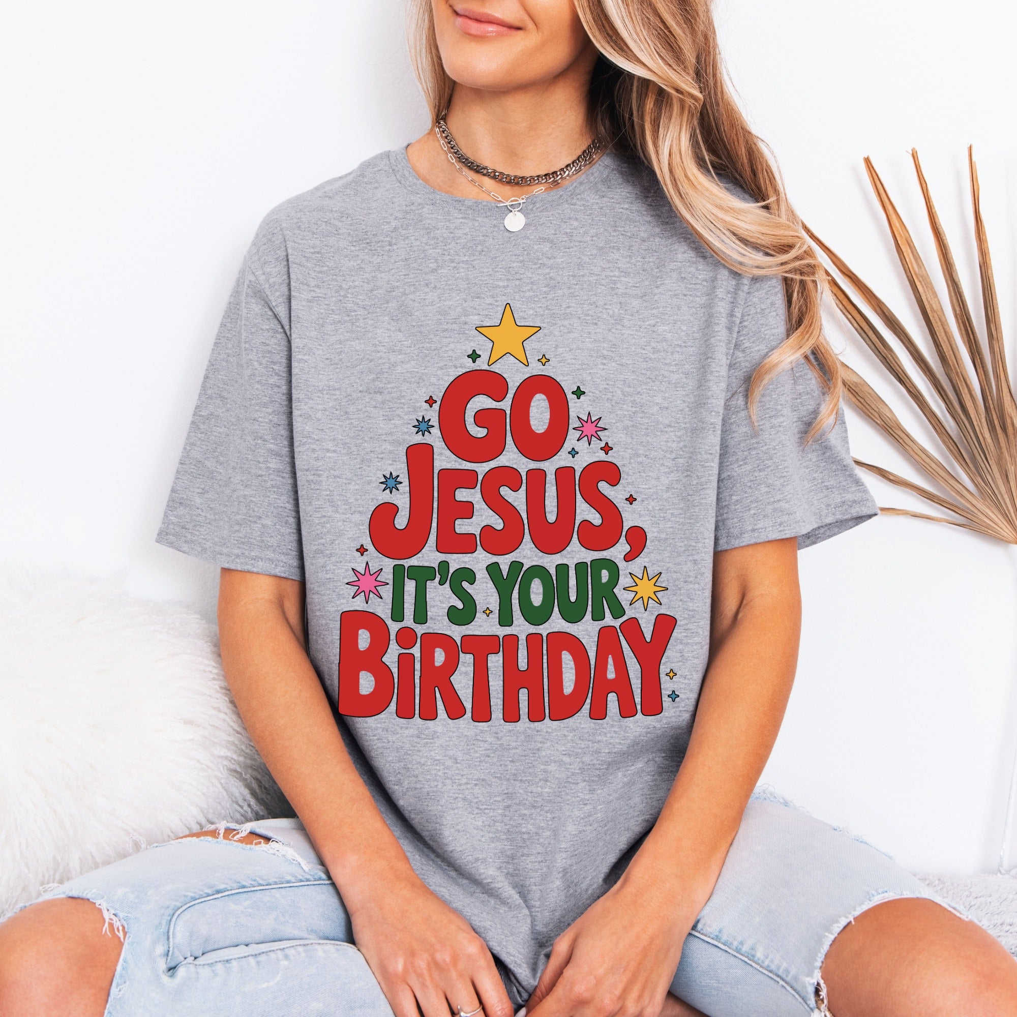 Go Jesus It's Your Birthday | Festive Christ-Centered Tee