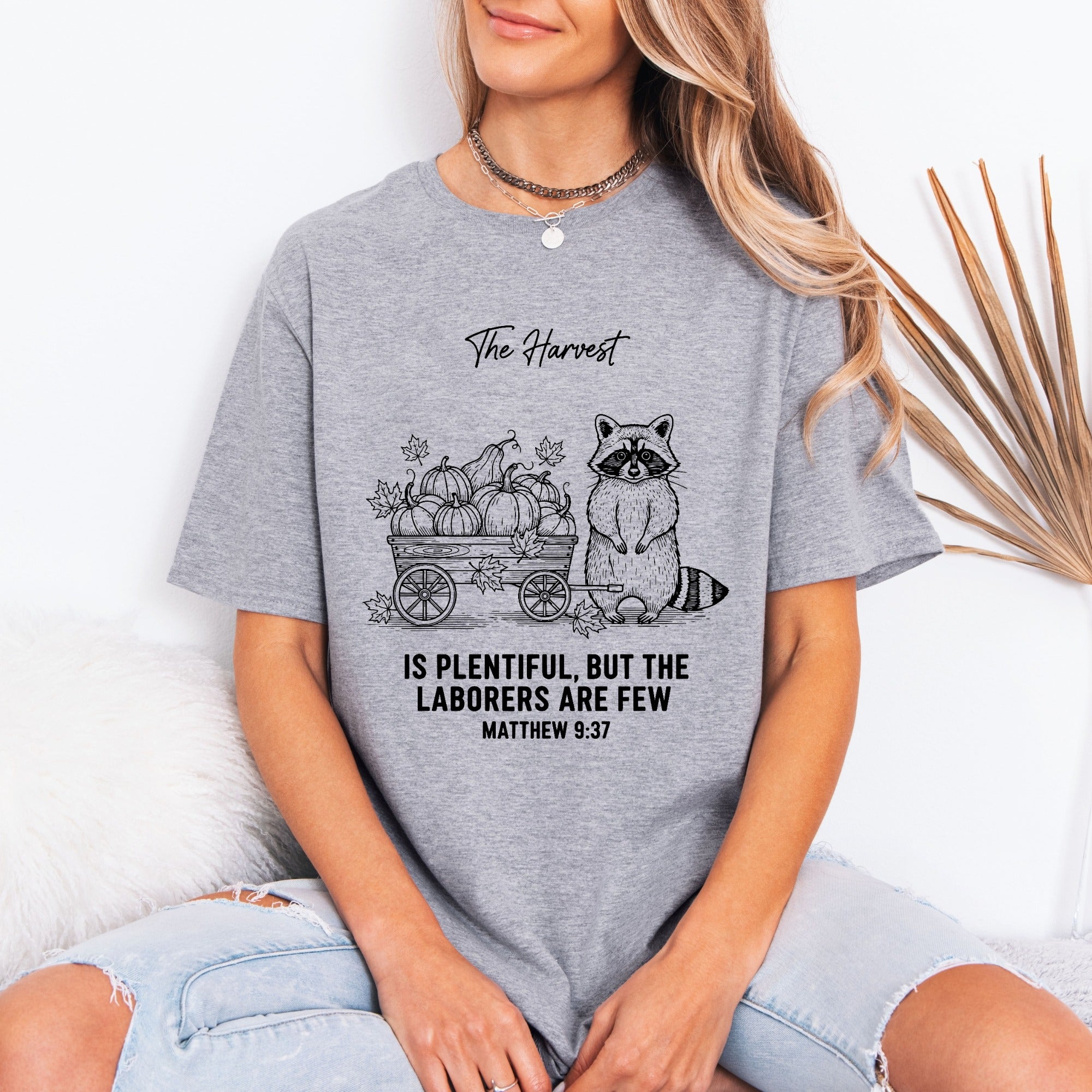 The Harvest Matthew 9:37 | Laborers & Abundance Tee