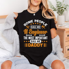 Engineer Daddy Humorous Diy Dad Funny Ready to Press DTF Transfer for Dtf