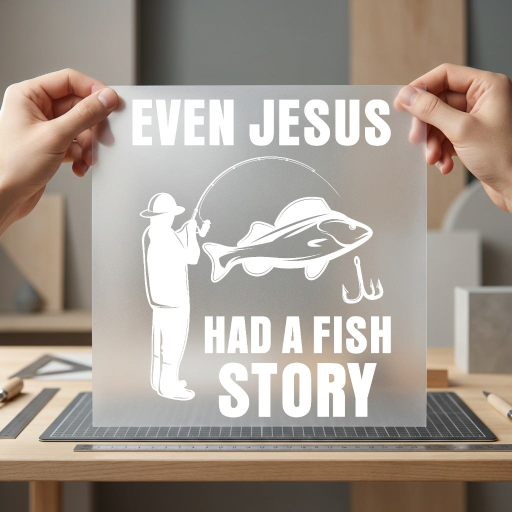 Even Jesus Had Fish Christian Faith Ready to Press DTF Transfer for Dtf