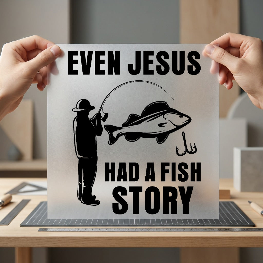 Even Jesus Had Fish Christian Faith Ready to Press DTF Transfer for Dtf