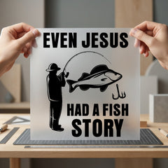 Even Jesus Had Fish Christian Faith Ready to Press DTF Transfer for Dtf