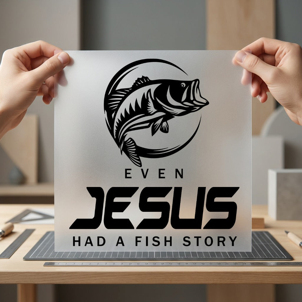 Even Jesus Had Fish Christian Faith Ready to Press DTF Transfer for Dtf