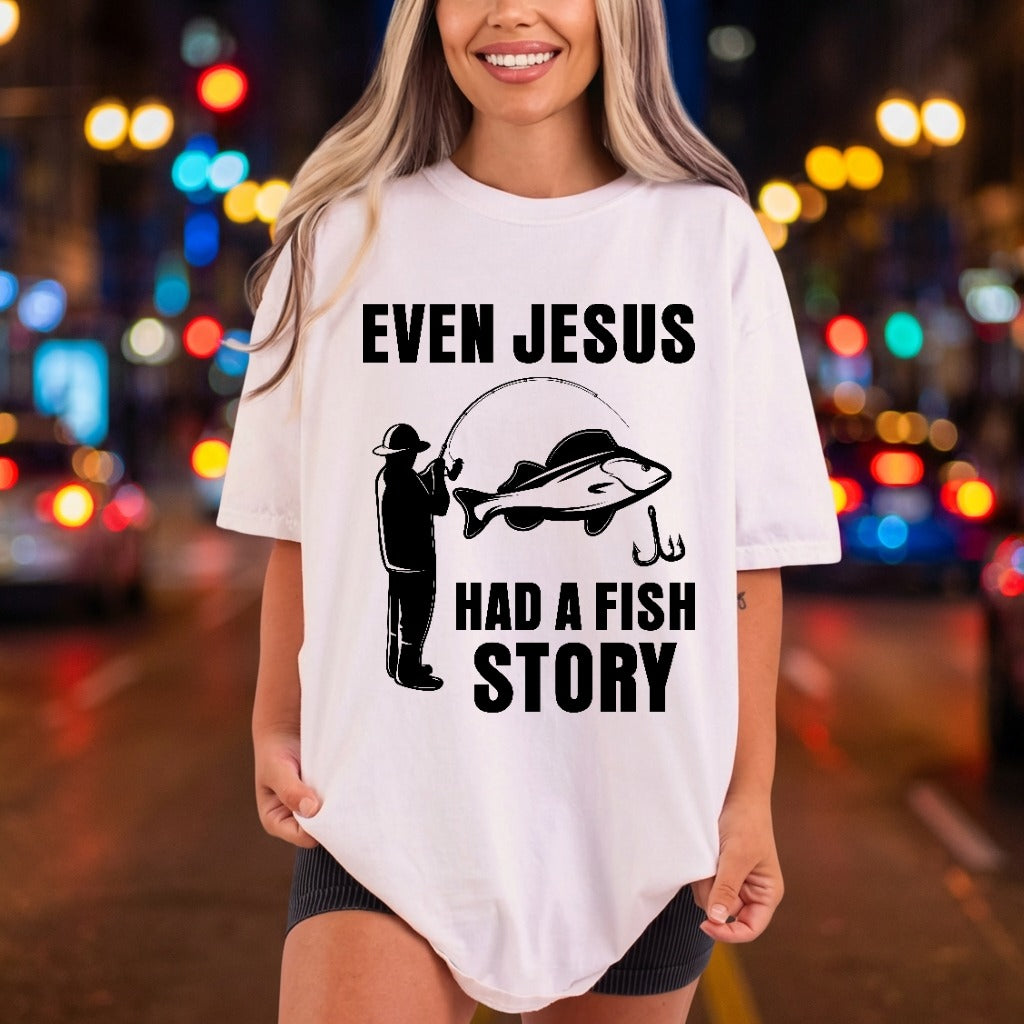 Even Jesus Had Fish Christian Faith Ready to Press DTF Transfer for Dtf