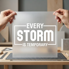 Every Storm Temporary Motivational Aesthetic Ready to Press DTF Transfer for Dtf