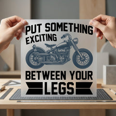 Exciting Motorcycle Quote Biker Vintage Retro Ready to Press DTF Transfer for Dtf