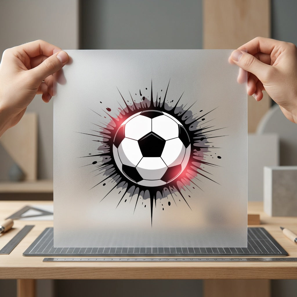 Explosive Soccer Ball Sports Fitness Ready to Press DTF Transfer for Dtf