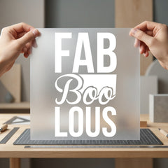 Fab Boo Lous Halloween Halloween Aesthetic Ready to Press DTF Transfer for Dtf