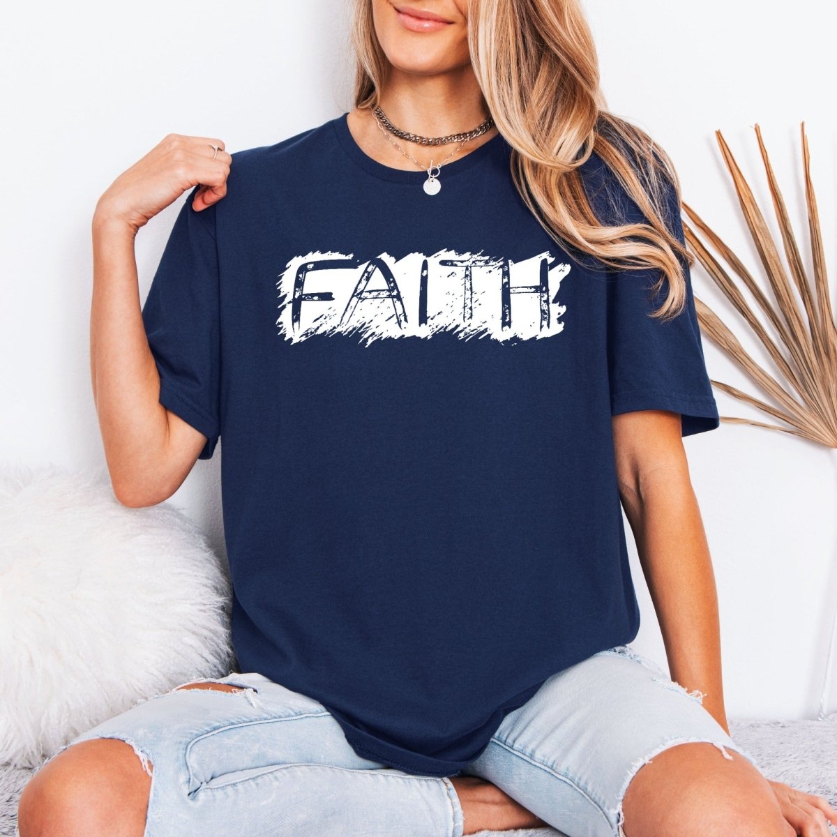 Faith | Bold Brushstroke Tee - Luckets.com