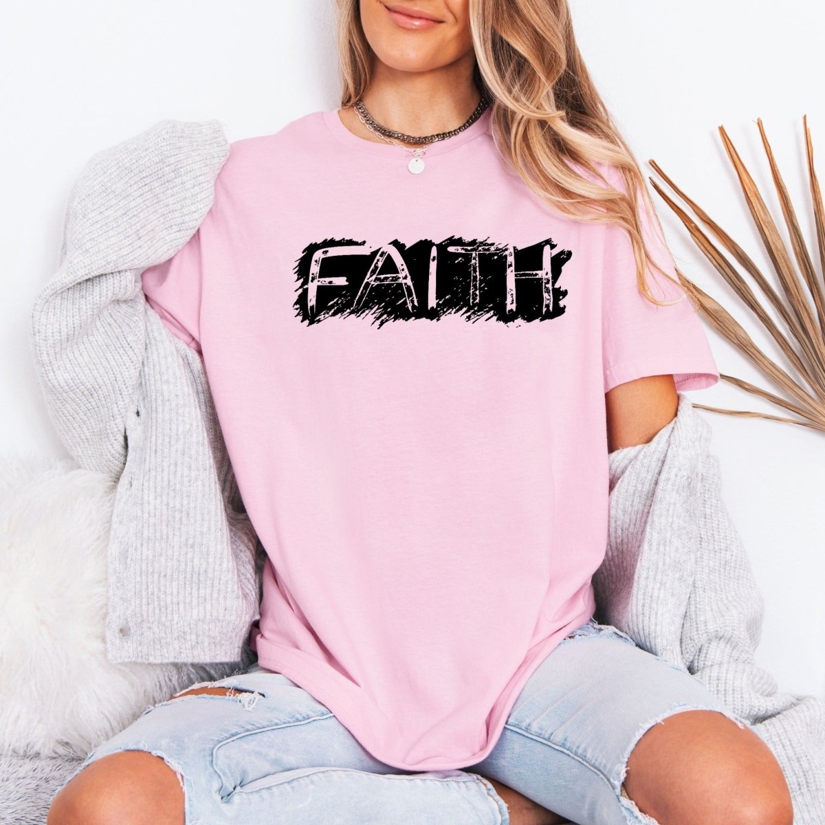 Faith | Bold Brushstroke Tee - Luckets.com