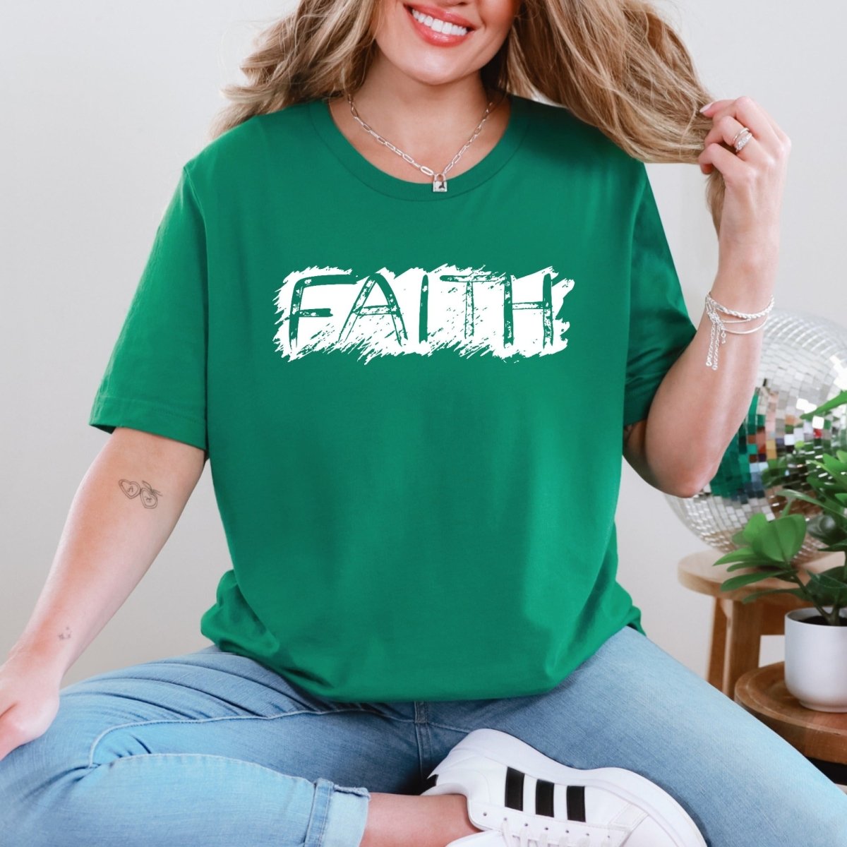 Faith | Bold Brushstroke Tee - Luckets.com