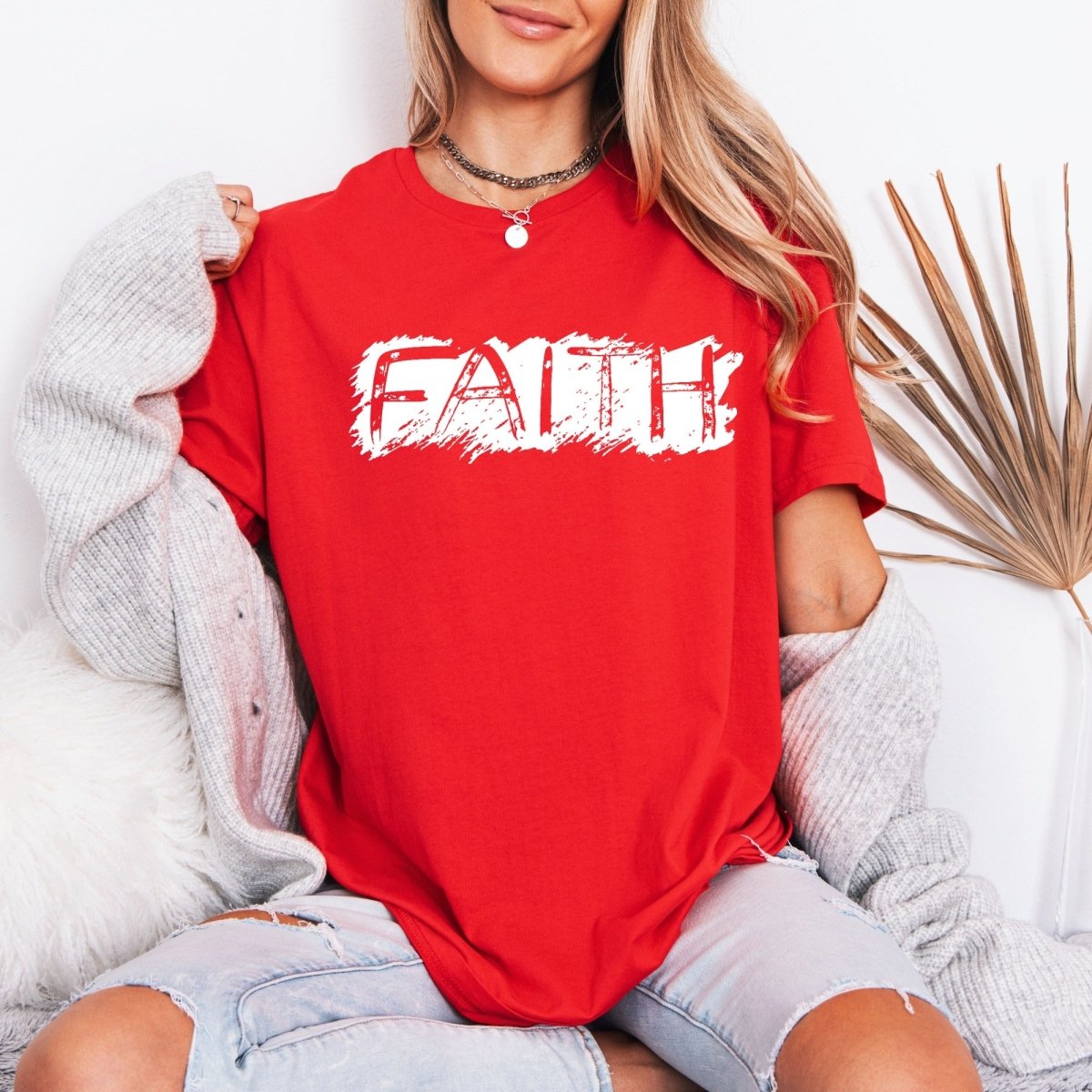 Faith | Bold Brushstroke Tee - Luckets.com