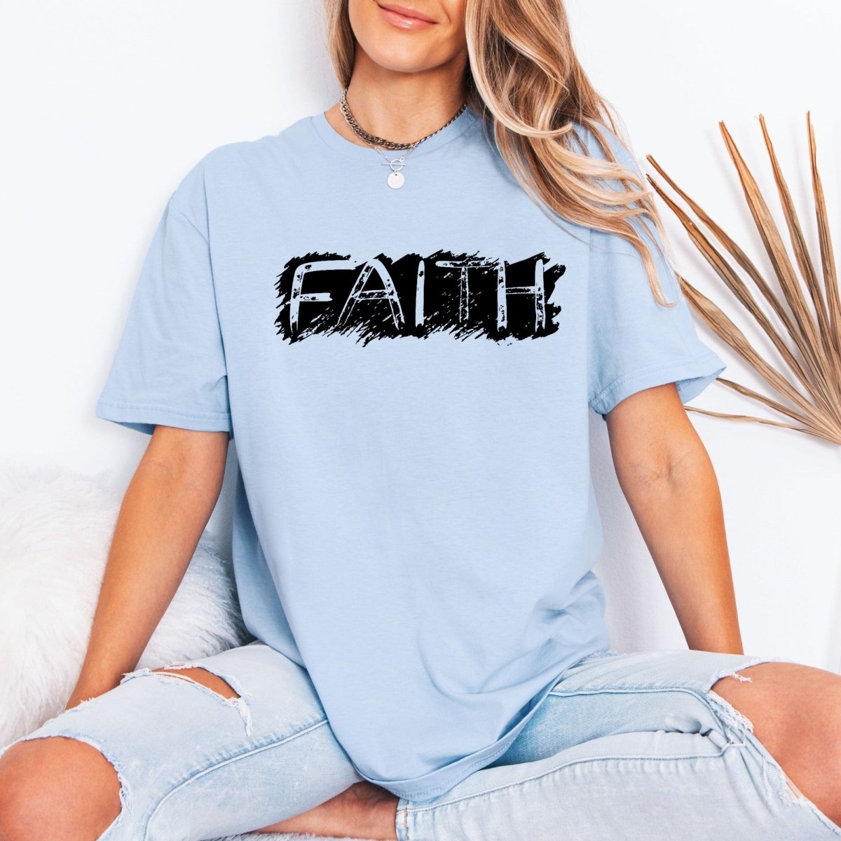 Faith | Bold Brushstroke Tee - Luckets.com
