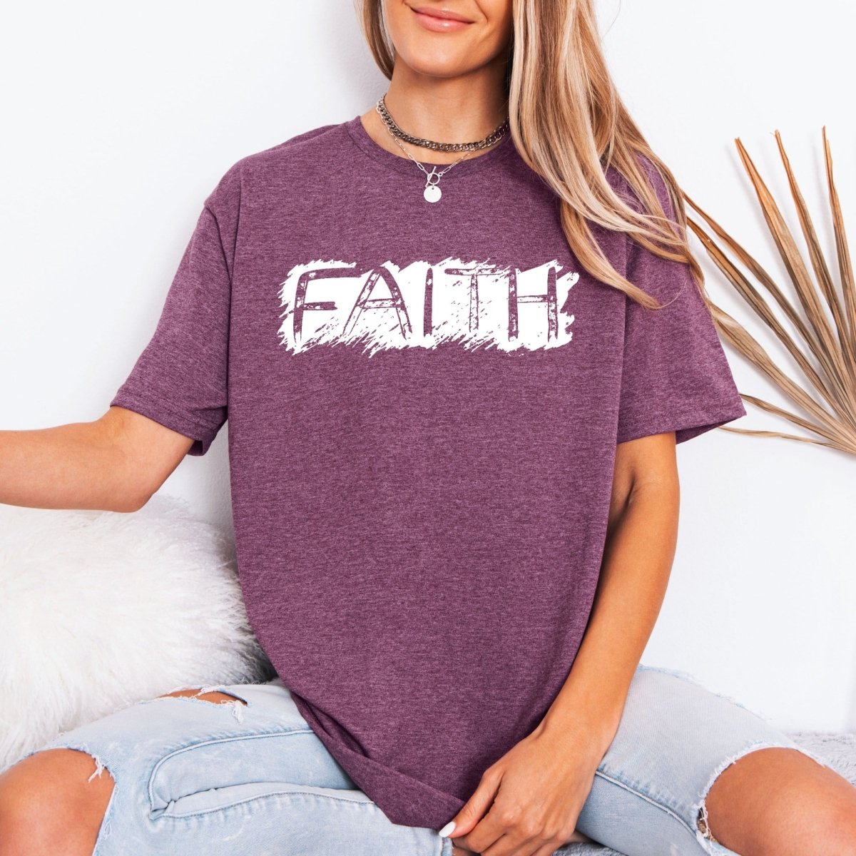 Faith | Bold Brushstroke Tee - Luckets.com