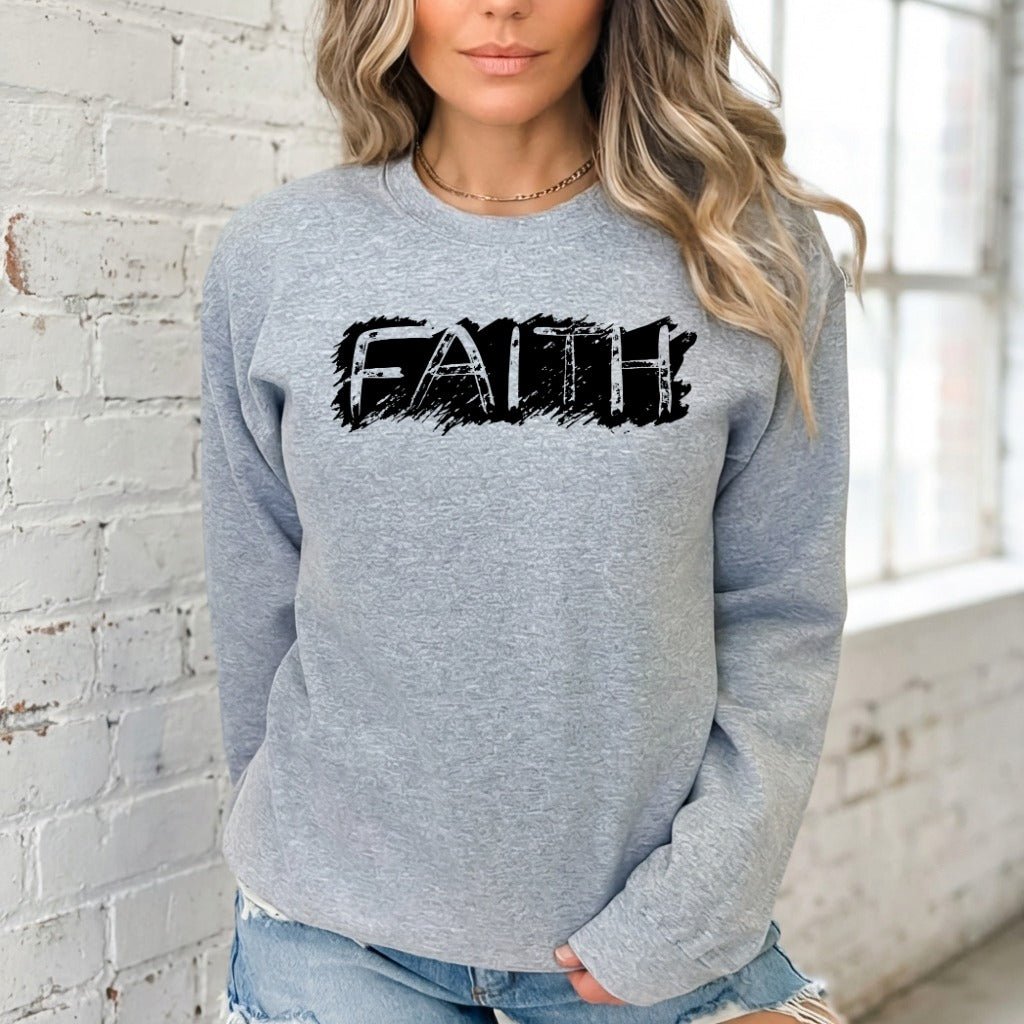 Faith | Bold & Unwavering Sweatshirt - Luckets.com