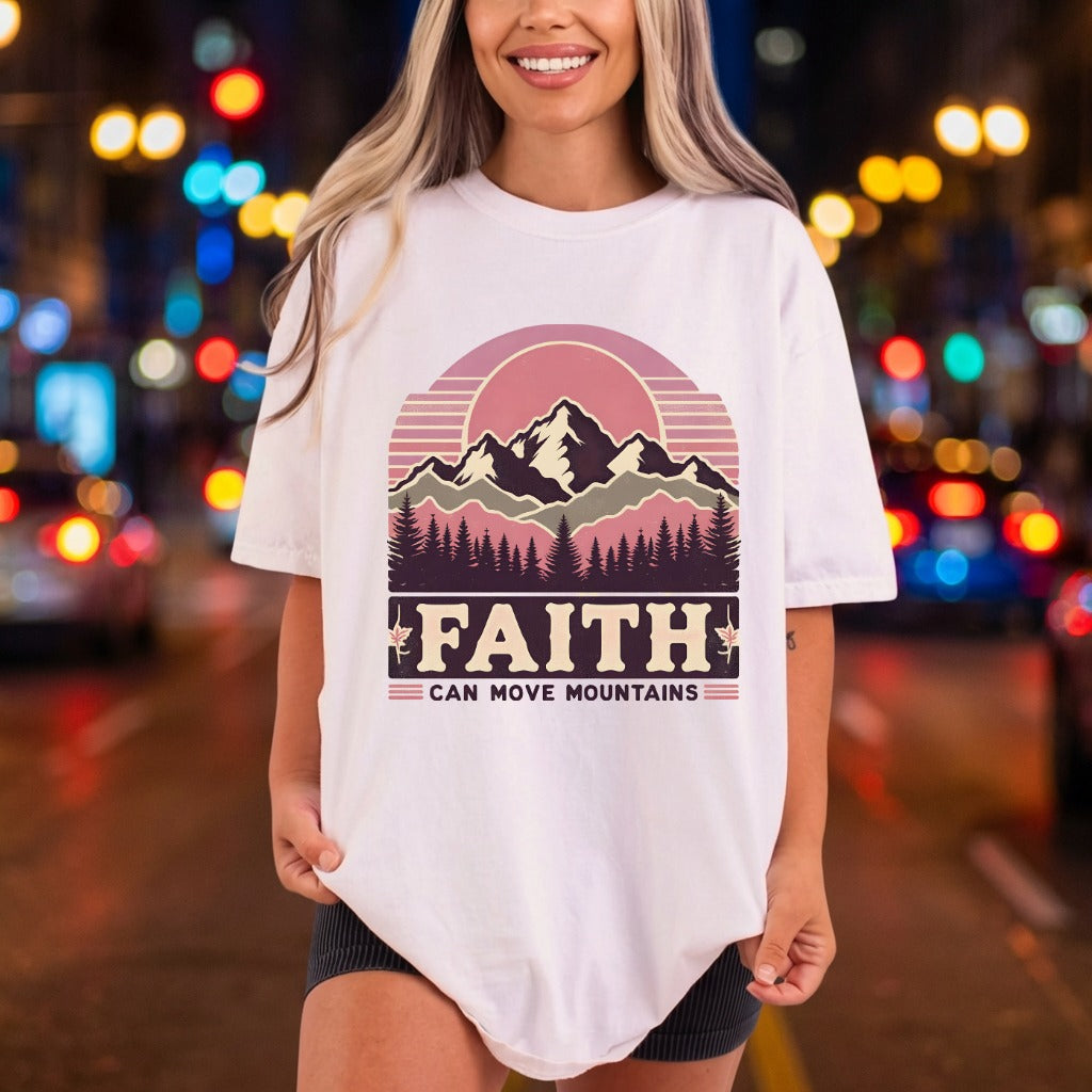 Faith Can Move Mountains Christian Faith Ready to Press DTF Transfer for Dtf