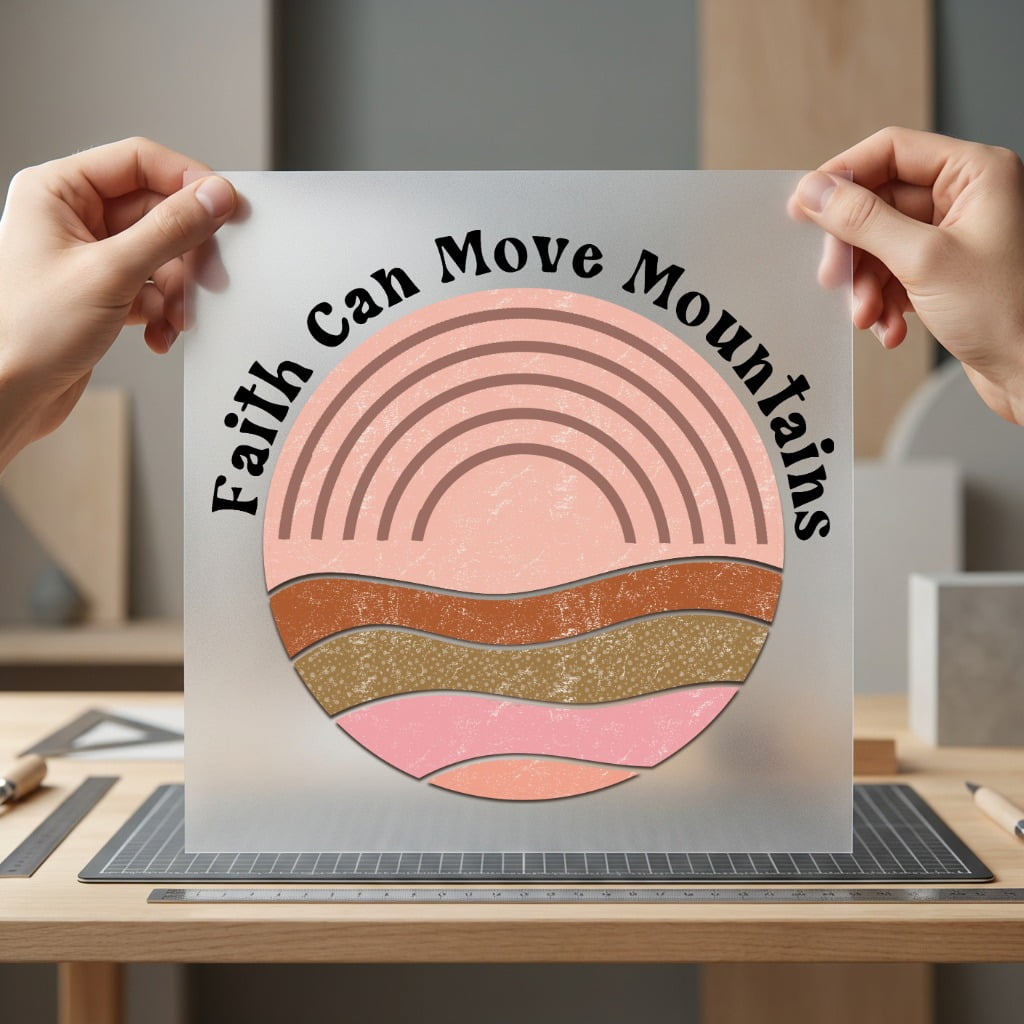 Faith Can Move Mountains Christian Faith Ready to Press DTF Transfer for Dtf