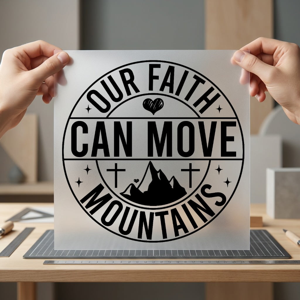 Faith Can Move Mountains Christian Faith Ready to Press DTF Transfer for Dtf